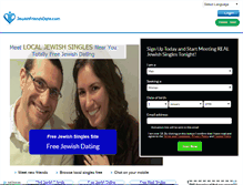 Tablet Screenshot of jewishfriendsdate.com